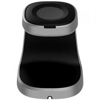 Samsung Suport de incarcare smartwatch Samsung pentru Watch Active2,  Watch3, Watch4, Watch5, Argintiu