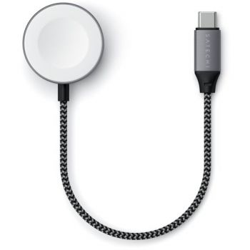 Satechi Satechi USB-C Magnetic Braided Charging Cable for Apple Watch 20cm