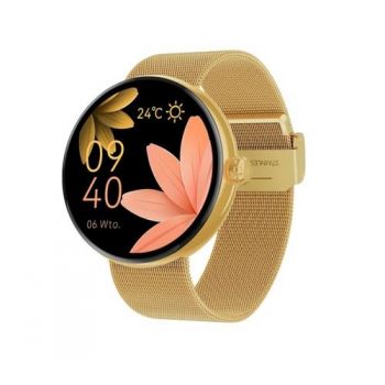Ceas inteligent Smartwatch Forever Forevive 5 SB-365 (Auriu)