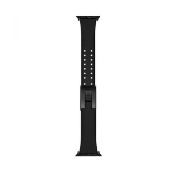 Curea Baseus Slip Thru Silicon Apple Watch 38mm / 40mm (Negru)