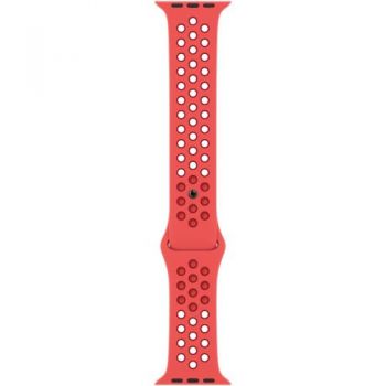 Curea pentru Apple Watch 41mm, NIKE Sport Band, Bright Crimson/Gym Red