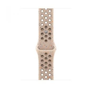 Curea Smartwatch Apple MYL83ZM/A pentru Watch 46mm, Nike Sport Band, S/M (Bej)