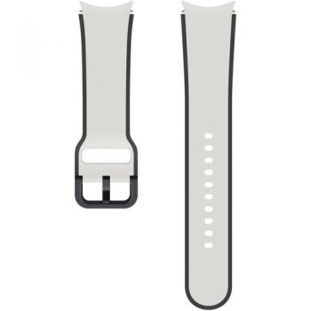 Curea smartwatch Samsung Two-tone Sport Band pentru Galaxy Watch5, 20mm, (M/L) (Sand)