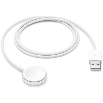 Incarcator magnetic Apple mx2e2zm/a pentru Apple Watch, 1m (Alb) Incarcator magnetic Apple mx2e2zm/a pentru Apple Watch, 1m (Alb)