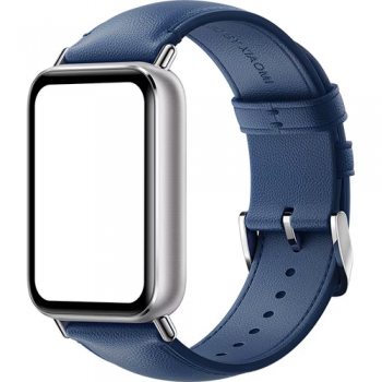 Curea de schimb din piele Xiaomi BHR9570GL pentru Smart Band 9 Pro / 8 Pro (Albastru)