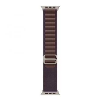 Curea pentru Apple Watch 49mm MT5Q3ZM/A, Alpine Loop, Medium (Indigo)