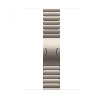 Curea Smartwatch Apple MXMF3ZM/A pentru Watch 46mm, Natural Link Bracelet (Argintiu)