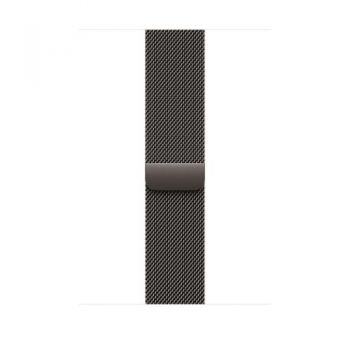 Curea Smartwatch Apple MXMT3ZM/A pentru Watch 46mm, Slate Milanese Loop, M/L (Gri)