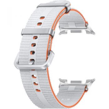 Curea Smartwatch Samsung Athleisure pentru Galaxy Watch8 / Watch8 Classic (M/L), Alb