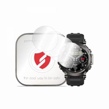 Folie Protectie Smart Protection Premium Classic pentru Amazfit T-Rex Ultra, Set 4 bucati, Plastic
