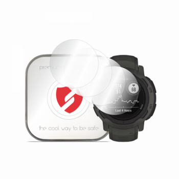 Folie Protectie Smart Protection Premium Classic pentru Garmin Instinct 2, Set 4 bucati, Plastic