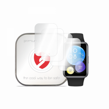 Folie Protectie Smart Protection Premium Classic pentru Huawei Watch Fit 2 Active, Set 4 bucati, Plastic