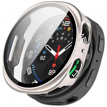 Husa Techsuit Defense360 Pro pentru Samsung Galaxy Watch8 44mm (Argintiu Perlat)
