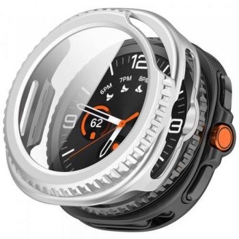 Husa Techsuit Defense360 Pro pentru Samsung Galaxy Watch8 Classic (Argintiu)