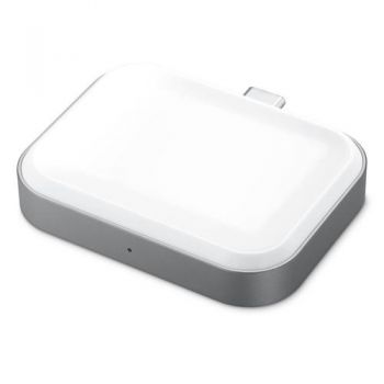Incarcator Satechi pentru Apple Watch si AirPods USB-C, 2.5 W (Alb)