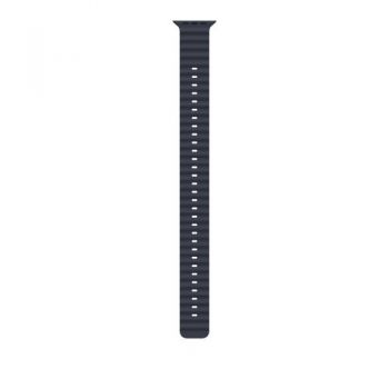Curea Smartwatch Apple Watch MXTJ3ZM/A, pentru Watch 49mm, Ocean Band Extension, Natural Titanium Finish (Albastru)