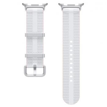 Curea Smartwatch Samsung Athleisure Band ET-SOL32SWEGEU pentru Galaxy Watch8, Small/Medium (Alb)