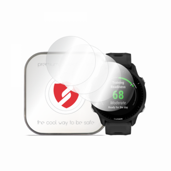 Folie Protectie Smart Protection Premium Classic pentru Garmin Forerunner 955 Solar / 955, Set 4 bucati, Plastic
