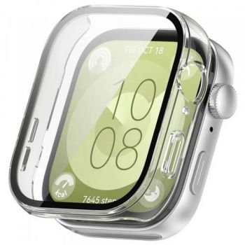 Husa Techsuit Defense360 Pro pentru Huawei Watch Fit 3, Transparenta