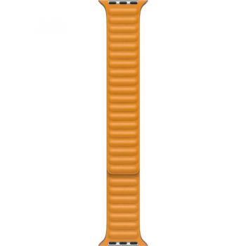 Apple Curea Apple Watch Leather Link, 44mm, California Poppy