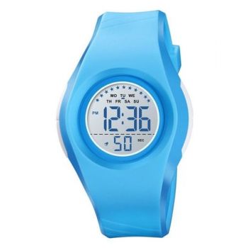 Ceas copii sport Skmei, Digital, Cronometru, Alarma, Rezistent la apa
