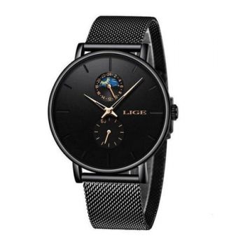Ceas de mana dama, Lige, Clasic, Elegant, Quartz, Fashion, Business, Ultra subtire