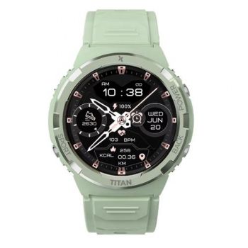 Ceas inteligent Smartwatch MAXCOM Titan Valkiria FW100, Ecran AMOLED 1.3inch, Android/iOS, 29g, IP69 (Verde)