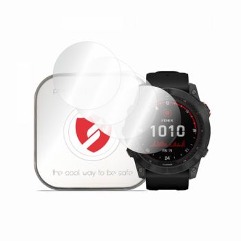 Folie Protectie Smart Protection Premium Classic pentru Garmin Fenix 7X, Set 4 bucati, Plastic