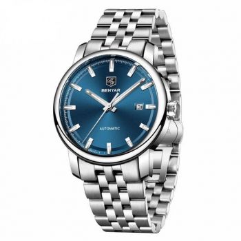 Benyar Ceas barbatesc Automatic Clasic Otel Inoxidabil