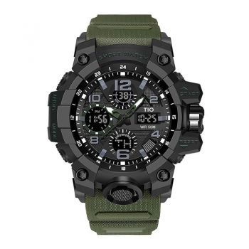 Ceas barbatesc Tio Sport Casual Stil Militar Army Rezistent la apa si socuri
