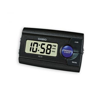 Ceas de birou CASIO Alarma Negru PQ-31-1EF