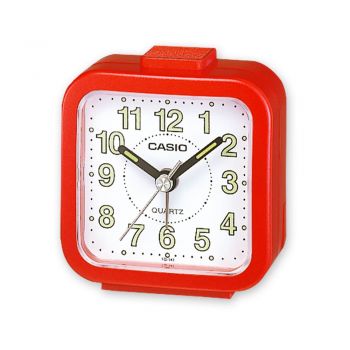 Ceas de birou CASIO TQ-141-4EF Quartz Rosu