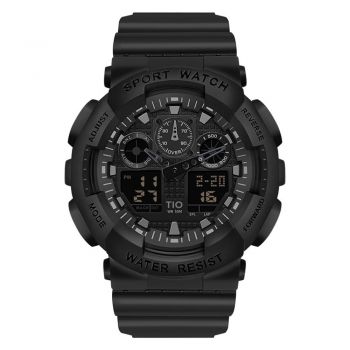 Ceas de mana barbatesc TIO Stil Militar Army Sport Quartz Digital Analog Rezistent la apa 5 ATM