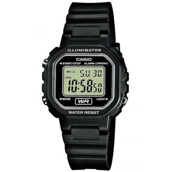 Ceas de mana pentru femei CASIO Retro Vintage Sport - LAD DIG PU BLK
