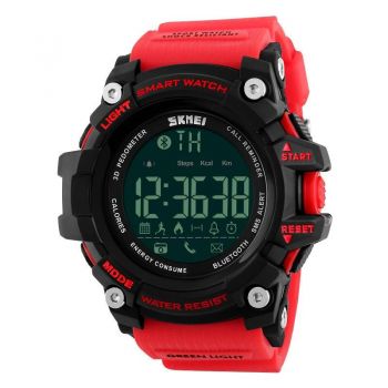 Ceas Smartwatch Barbati, Skmei, Stil Militar, Army, Digital,  Sport, Cronograf, Registru apeluri, Pasi, Distanta, Monitorizare Calorii