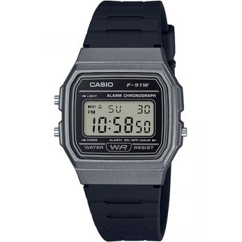 Ceas unisex CASIO Retro Vintage Negru - UNX DIG PU BLK