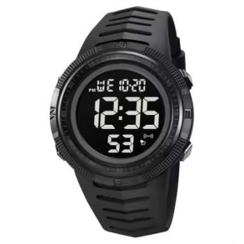 Ceas barbatesc de mana Skmei Fashion Sport Casual Digital Alarma Negru