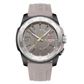 Ceas Barbati Naviforce 7112 Gri ,   Design Army, Functii Multiple, Rezistent la socuri, Rezistent la Apa 3ATM