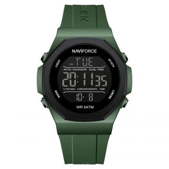 Ceas Barbati Naviforce 7117 Verde ,   Functii Multiple, Design Fashion, Rezistent la socuri, Rezistent la Apa 5ATM