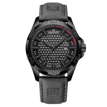 Ceas Barbati Naviforce 8023 Gri ,   Design Luxury, Functii Multiple, Afisaj Luminos, Rezistent la Apa 3ATM