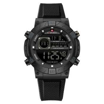 Ceas Barbati Naviforce 9241 Negru ,   Design Business, Functii Multiple, Alarma, Rezistent la Apa 3ATM