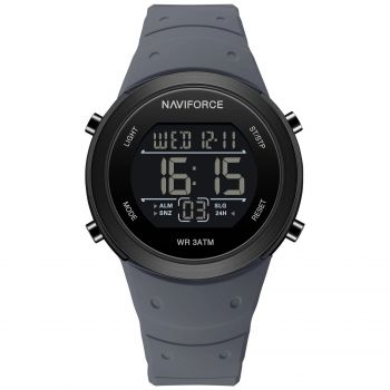 Ceas Barbati Naviforce 9246 Gri ,   Functii Multiple, Design Sport, Calendar, Rezistent la Apa 3ATM