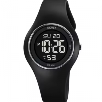 Ceas de mana barbatesc Skmei Alarma Casual Sport Fashion Digital Cronometru Negru
