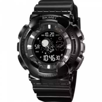 Ceas de mana barbatesc Skmei Stil Militar Fashion Led Army Quartz Casual Digital Led Negru