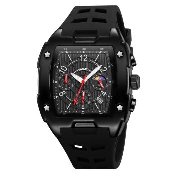 Ceas Digital Barbati SKMEI 9345 Negru ,   Functii Multiple, Design Fashion, Cronometru, Rezistent la Apa 3ATM
