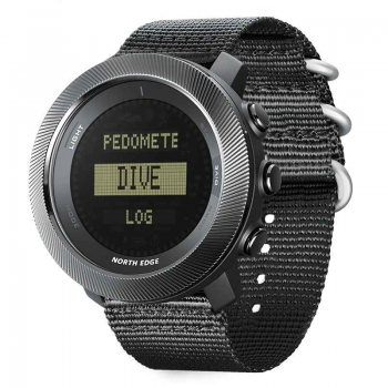 NORTH EDGE APACHE-D ,   Ceas sport inteligent pentru scufundari, 10ATM, altimetru, barometru, busola si functii fitness