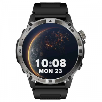 NORTH EDGE HK08 Smartwatch GPS 1.43   AMOLED, Bluetooth Call, Altimetru, Barometru, Compas, Monitorizare Puls, Oxigen, Somn, 7 Zile Baterie, Fitbeing