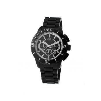 Ceas barbati -  quartz - carcasa inox - 40mm - curea inox