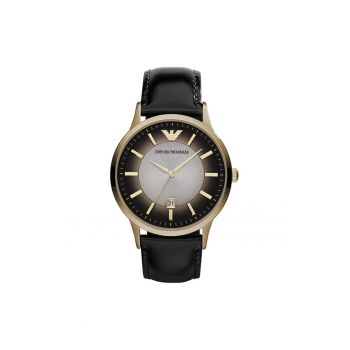 Ceas Barbati -  Renato - inox - piele naturala - 42mm