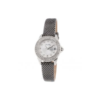 Ceas dama -  30mm - inox - piele naturala - quartz